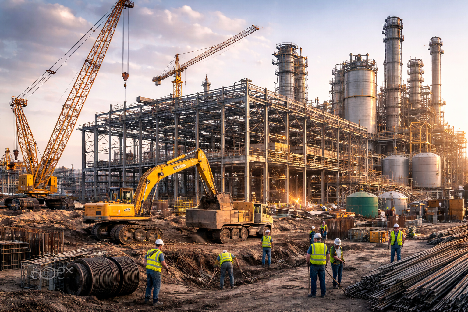 Industrial construction projects